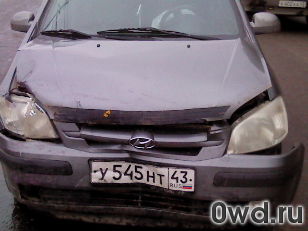 Битый автомобиль Hyundai Getz